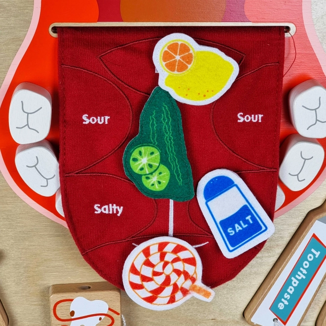 Hygiena ústnej dutiny - montessori nástenná tabuľa
