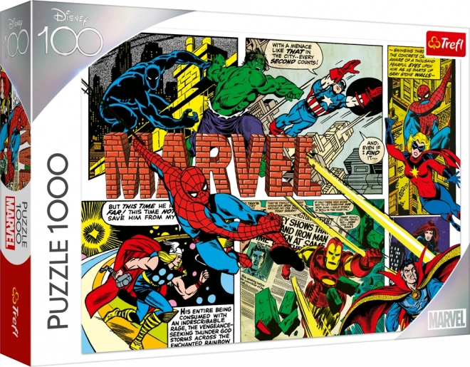 Puzzle Disney 100 let: Neporaziteľní Avengers 1000 dielikov