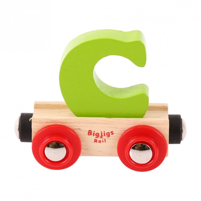 Bigjigs Rail Vagónik s písmenom C