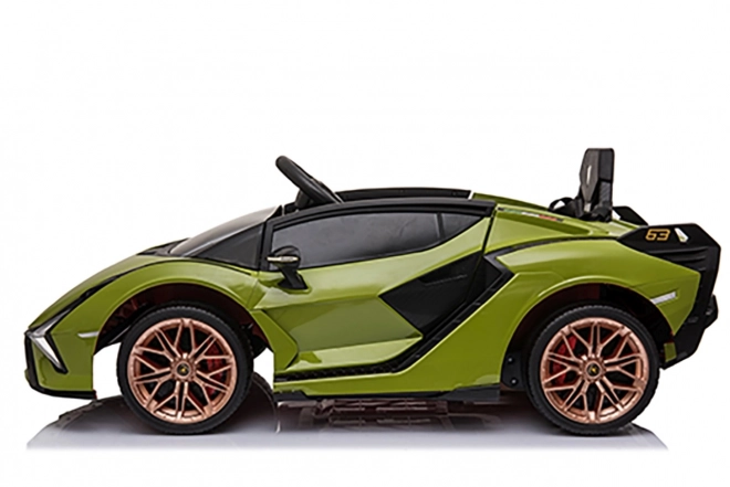 Lamborghini SIAN detské auto na batériu s ovládačom – Zelené