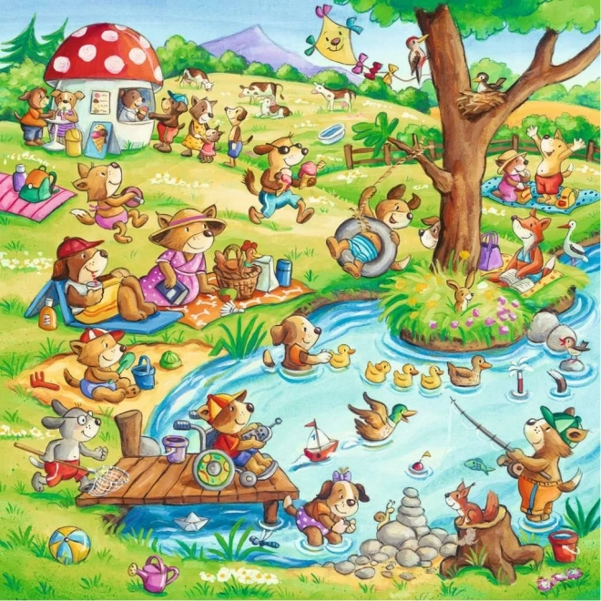 Ravensburger Puzzle Prázdniny na vidieku