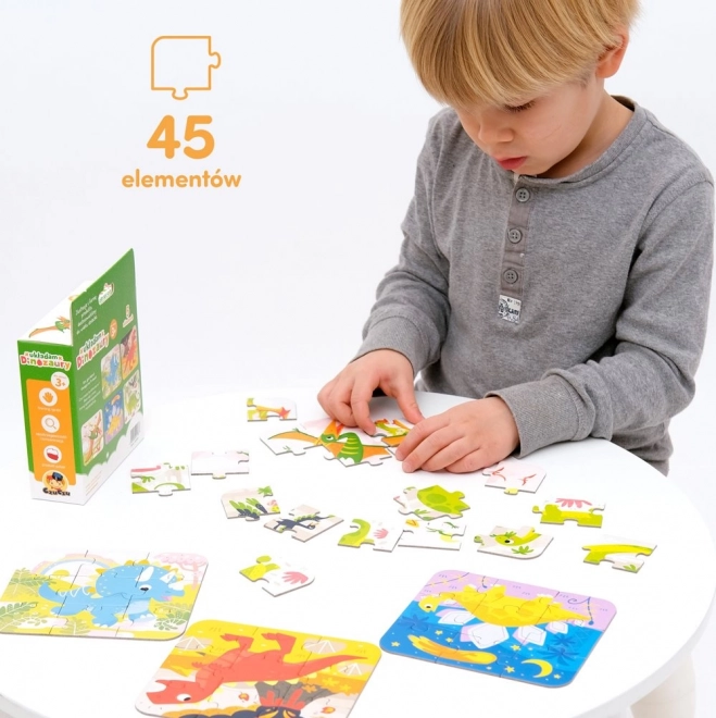 Dinozaury puzzle 45 dielikov