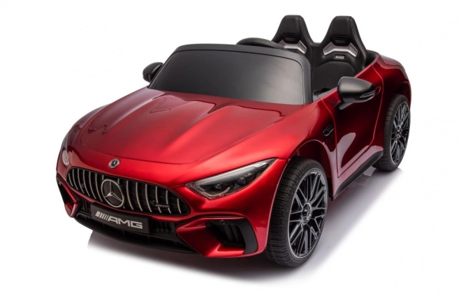Mercedes AMG SL63 červeno lakované auto na baterky