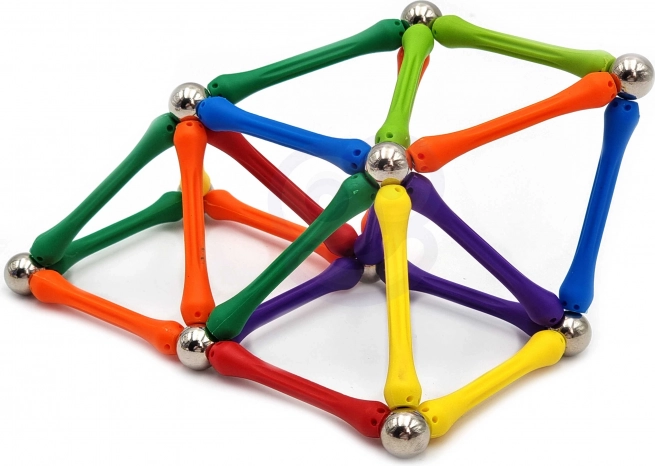 Magnetické stavebné bloky Woopie Kreatívne puzzle 180 ks