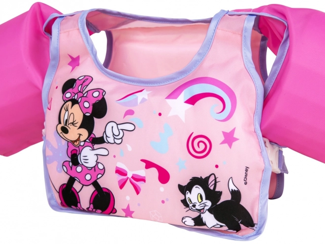 Plávacia vesta Minnie s rukávnikmi