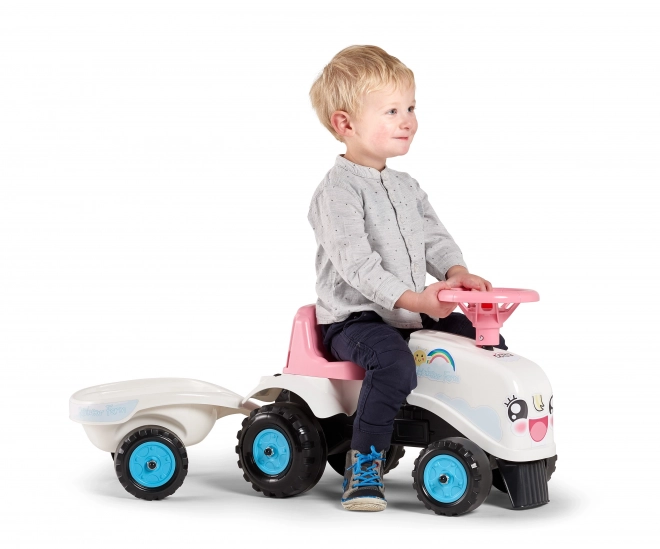 Traktor Rainbow s prívesom pre deti od 1 roka