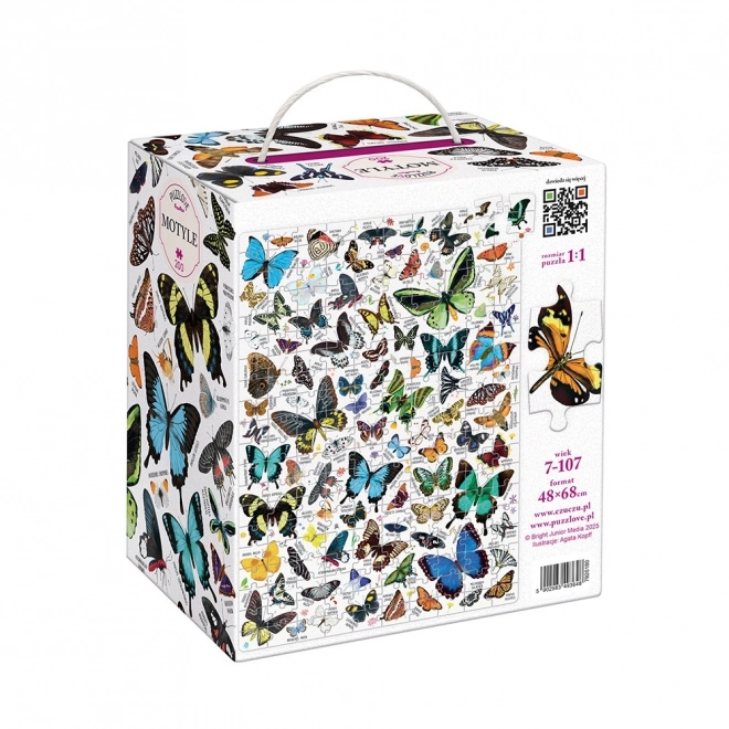 Puzzlove ČZUČU motýle 200 dielikov