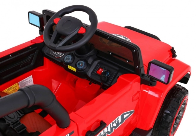 Auto Terenové pre Deti s Lakovaním Moro a 4x4 Pohonom – Červená