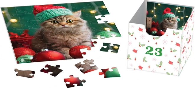 Adventný kalendár Puzzle: Vianočné vousy