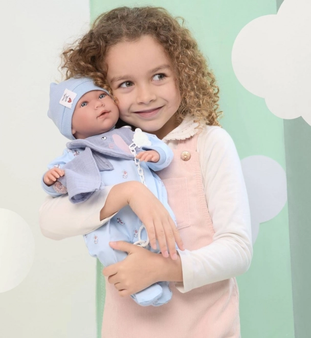 Oblečenie pre bábiku bábätko New Born veľkosť 40–42 cm s doplnkami