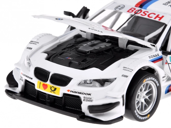 Kovový športový model BMW M3 DTM v mierke 1:32 so zvukmi a svetlami