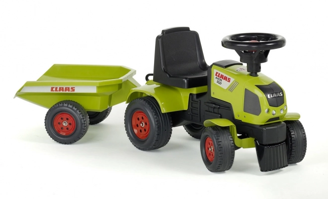 Traktor Claas s volantom a valníkom