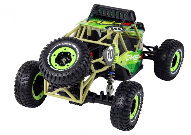 Zelené Off-Road RC Terénne Auto na Diaľkové Ovládanie