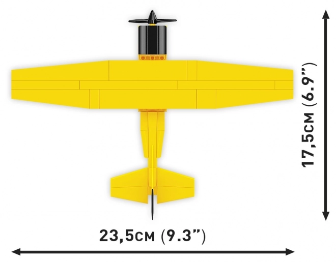 Cessna 172 Skyhawk žltá stavebnica