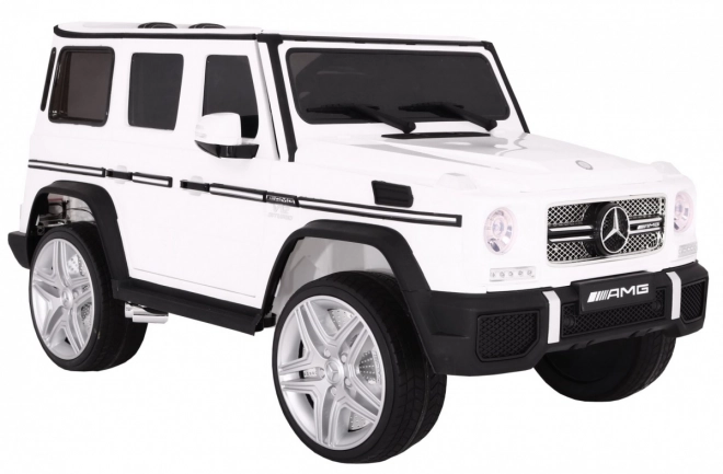 Auto na akumulátor Mercedes AMG G65 pre deti biele lakované