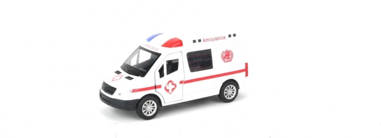Ambulancia na hru na záchranárov