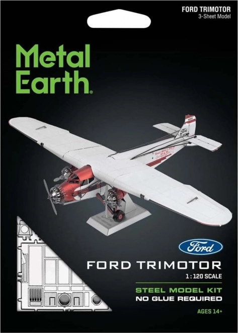 3D kovové puzzle Ford Trimotor