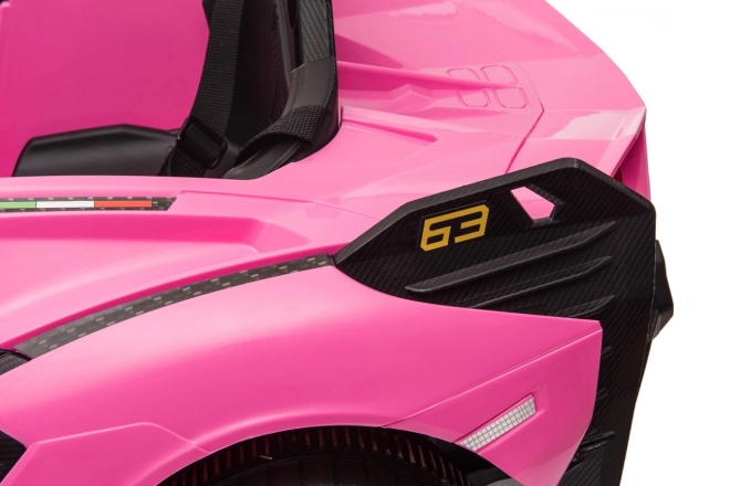 Lamborghini SIAN detské auto na batériu s ovládačom – Ružové