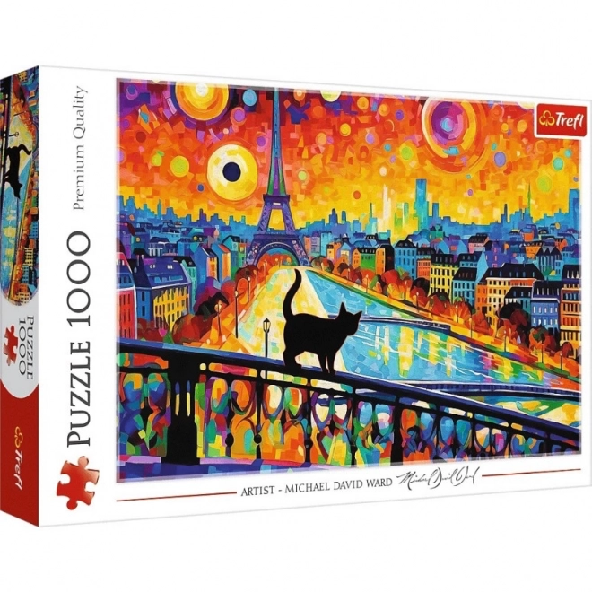 Puzzle 1000 dielikov Mačky v Paríži