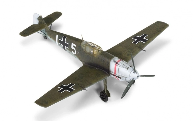 Model plastového lietadla Messerschmitt Bf109E-4 v mierke 1/72