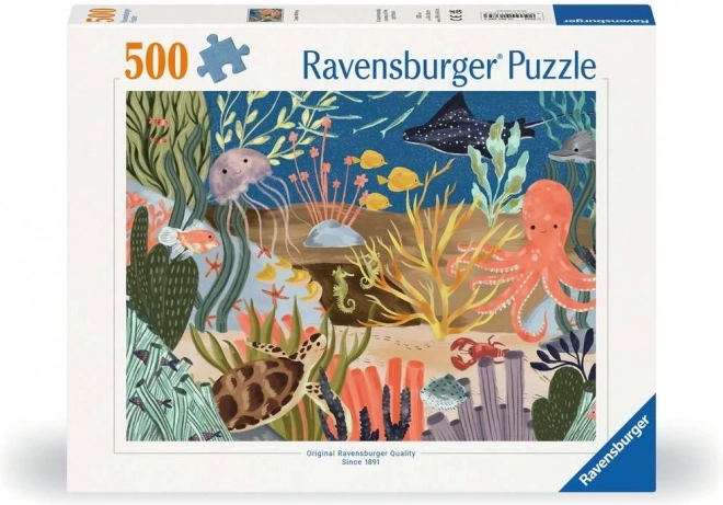 Puzzle Oceán Whimsy 500 dielikov Ravensburger