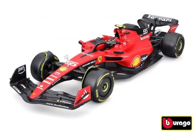 Kovový model Ferrari Scuderia SF-23 2023 s Carlosom Sainzom