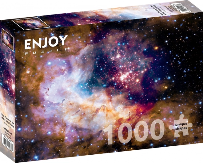 Puzzle Hvězdokupa V Mliečnej Dráhe 1000 Dielikov