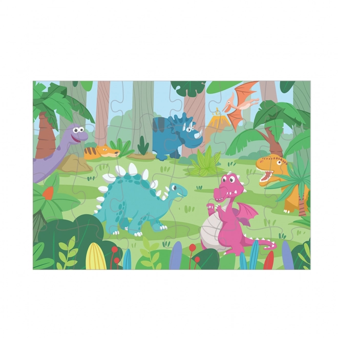 Puzzle s dinosaurami