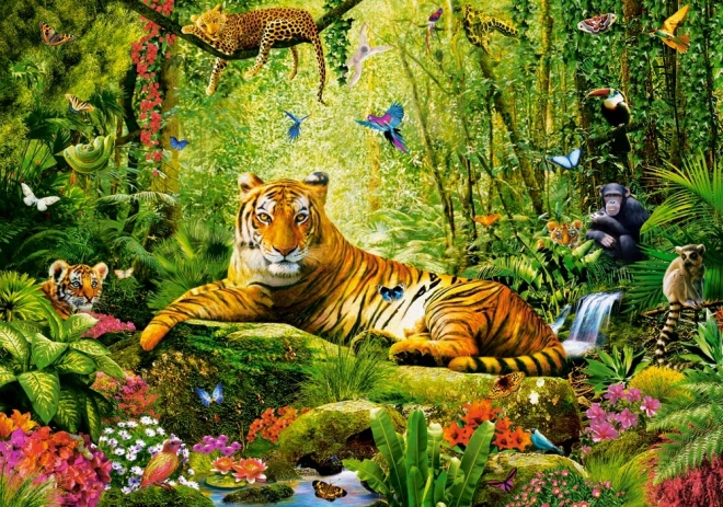 Puzzle 500 Dielikov Jeho Veličenstvo Tiger