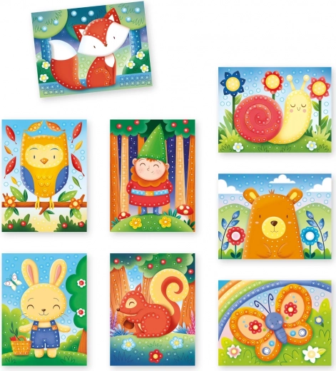 Bohatá sada s lesnými motívmi