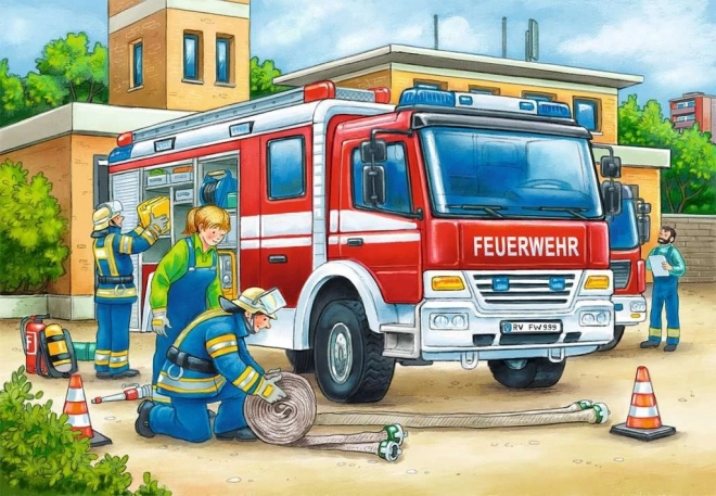 Ravensburger Puzzle Policie a hasiči 2x12 dielikov