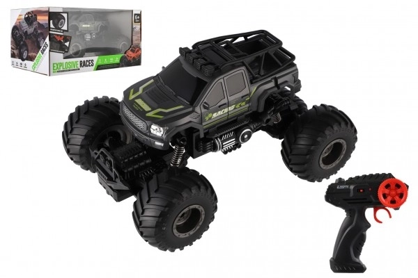 Auto RC pickup off-road sivá 23cm s diaľkovým ovládačom