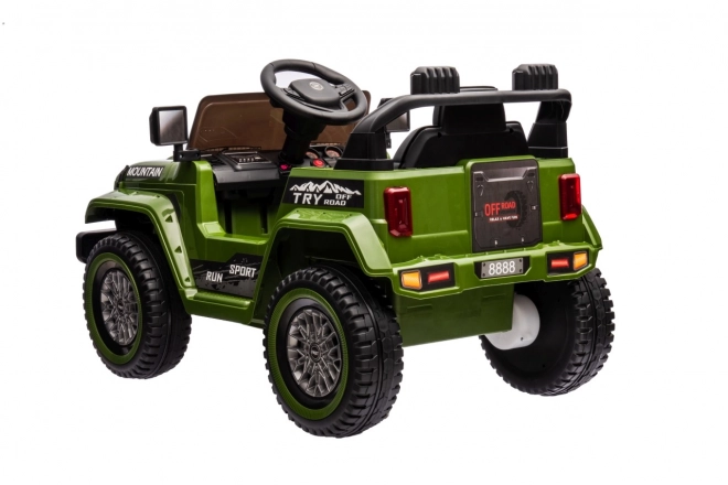 Detské auto na diaľkové ovládanie off road zelené