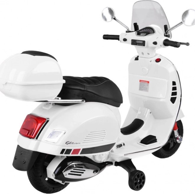 Elektrický skúter Vespa GTS Super pre deti – Biela