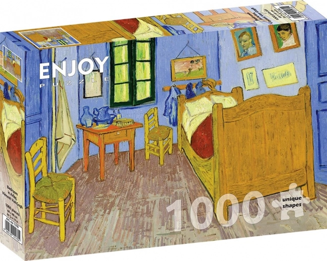 Puzzle Vincent Van Gogh: Ložnice v Arles 1000 dielikov