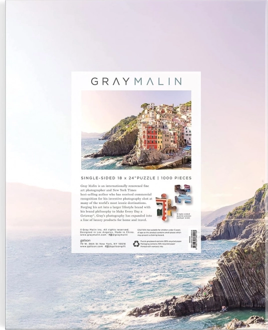 Puzzle Gray Malin: Cinque Terre 1000 dielikov