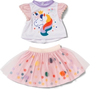 tutu šatičky s jednorožcom pre bábiky 43 cm BABY born