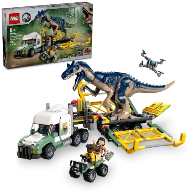 Lego Jurassic World - Allosaurus prepravný kamión