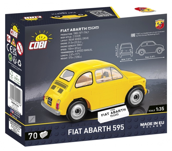 Cobi Fiat Abarth 595 – stavebnica