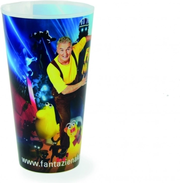 Plastový kelímok Fantázia na kolieskach 0,3 l
