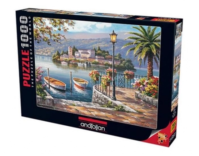Puzzle Jazero v prístave 1000 dielikov