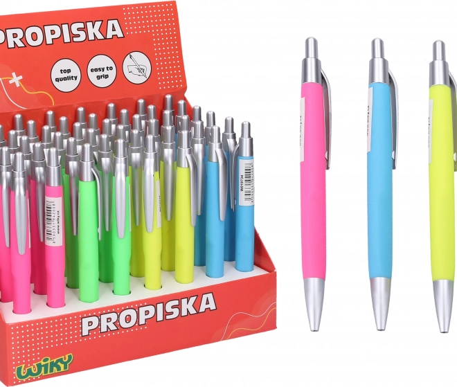 Guľôčkové pero s viacerými farbami