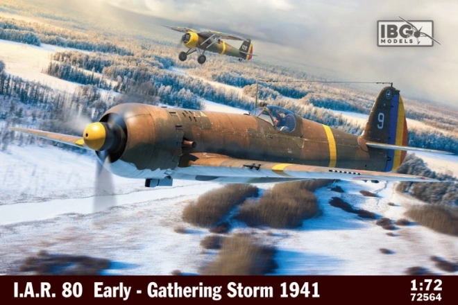 Historický model lietadla I.A.R. 80 Early Gathering Storm 1941 v mierke 1/72