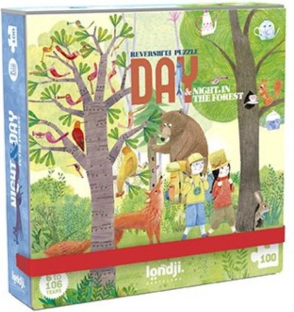 Londji vreckové puzzle deň v lese