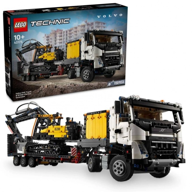 Nákladné auto a elektrický bager Volvo z LEGO Technic