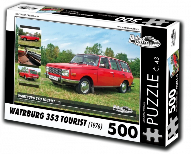 RETRO-AUTA puzzle Wartburg 353 Tourist (1976) 500 dielikov
