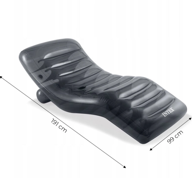 56875EU Intex Nafukovací ležadlo šedé