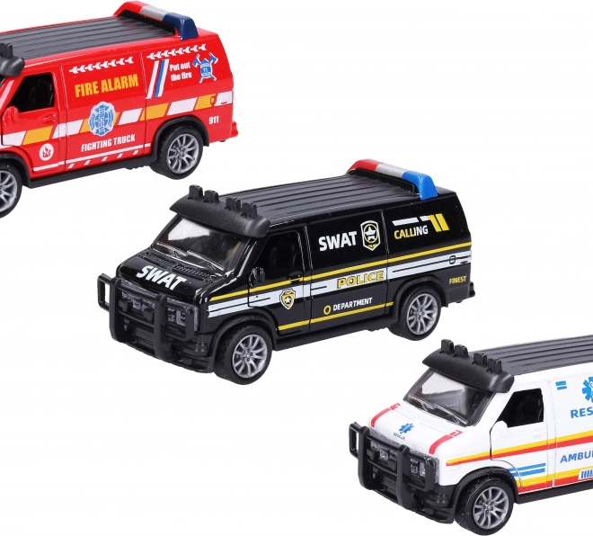 Kovové auto s rýchlonavíjaním 11 cm