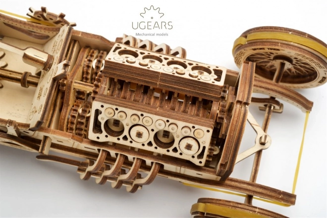 Ugears 3D puzzle Grand Prix auto