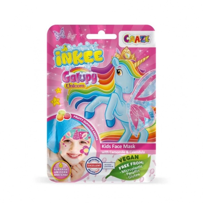 Pleťová maska Galupy Unicorn pre deti